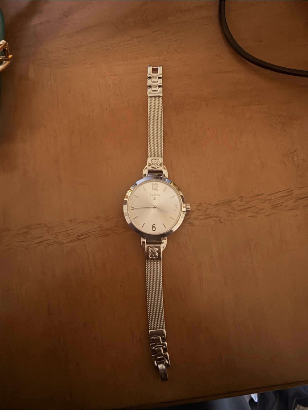 Tous Silver Men’s Mesh Bracelet Watch - Silver